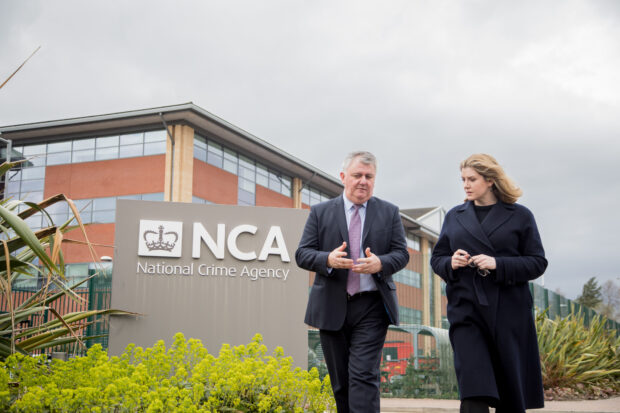 Penny Mordaunt visiting the National Crime Agency